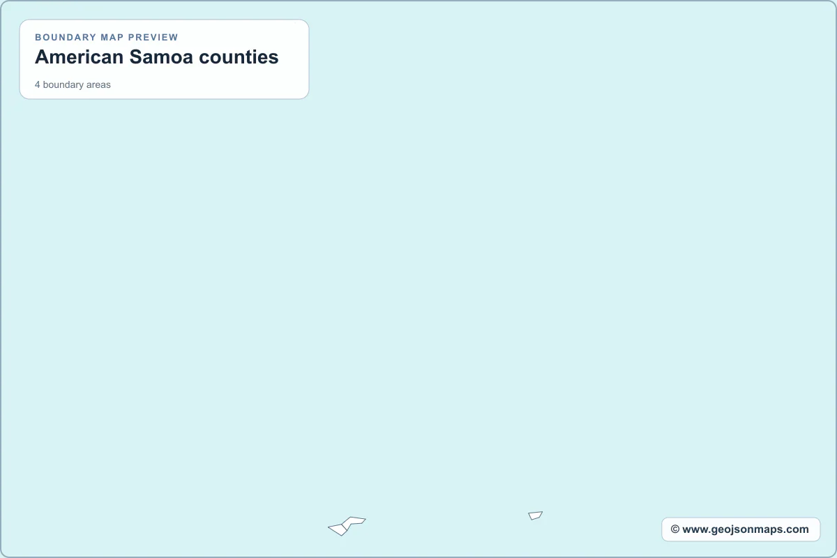 Preview of American Samoa counties map