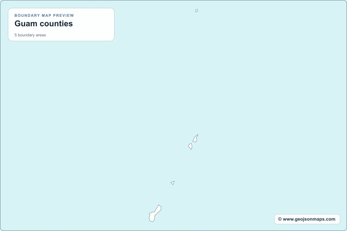 Preview of Guam counties map