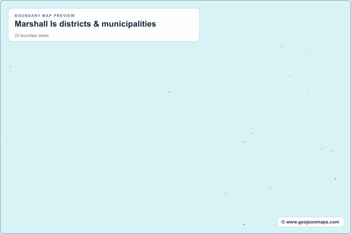 Preview of Marshall Is districts & municipalities map