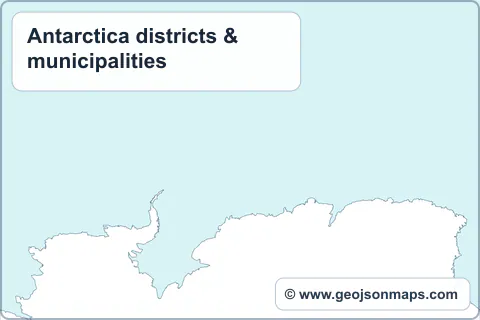 Preview of Antarctica districts & municipalities map