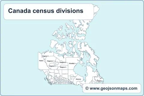 Preview of Canada census divisions map