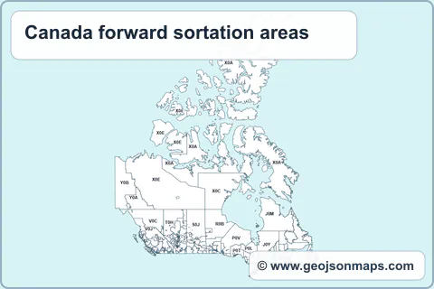 Preview of Canada forward sortation areas map