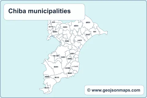 Preview of Chiba municipalities map