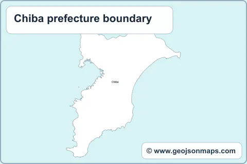 Preview of Chiba prefecture boundary map