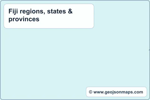 Preview of Fiji regions, states & provinces map