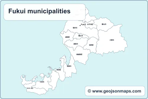 Preview of Fukui municipalities map
