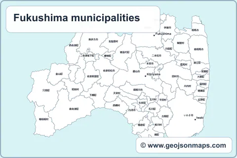 Preview of Fukushima municipalities map