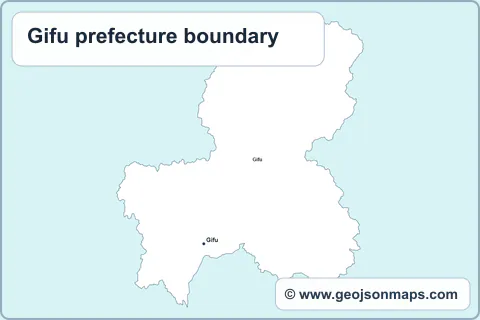 Preview of Gifu prefecture boundary map