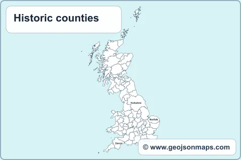 Preview of Historic counties map