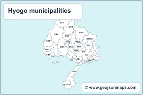 Preview of Hyogo municipalities map