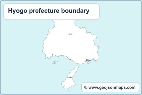Preview of Hyogo prefecture boundary map