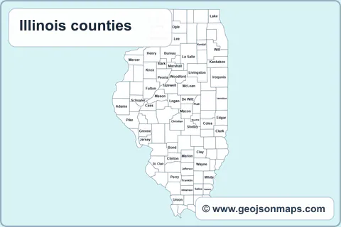 Preview of Illinois counties map