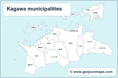 Preview of Kagawa municipalities map