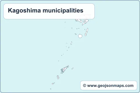 Preview of Kagoshima municipalities map