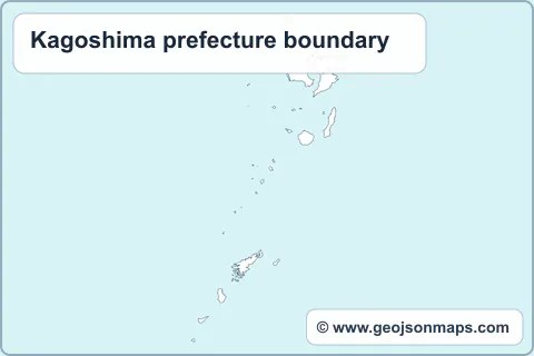 Preview of Kagoshima prefecture boundary map