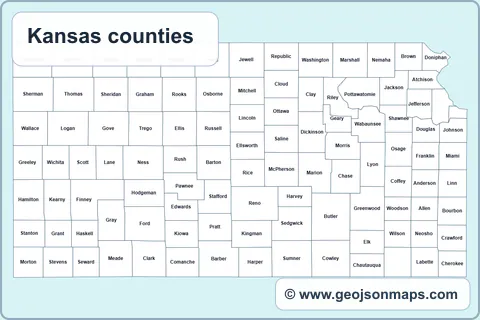 Preview of Kansas counties map