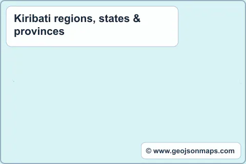 Preview of Kiribati regions, states & provinces map