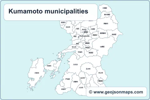 Preview of Kumamoto municipalities map
