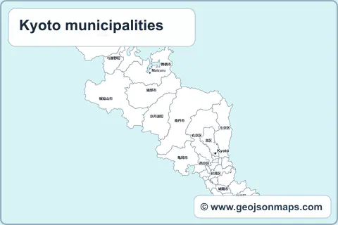 Preview of Kyoto municipalities map
