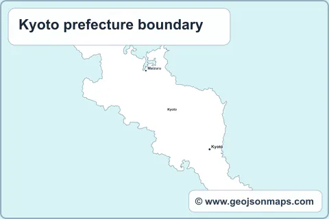 Preview of Kyoto prefecture boundary map