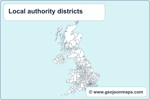 Preview of Local authority districts map