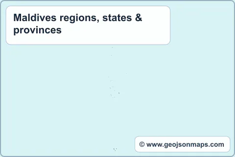 Preview of Maldives regions, states & provinces map