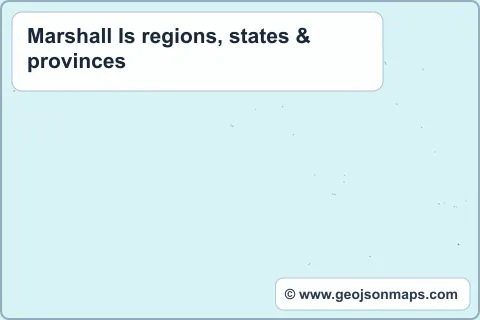 Preview of Marshall Is regions, states & provinces map