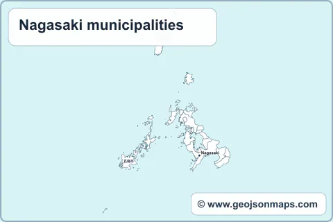 Preview of Nagasaki municipalities map