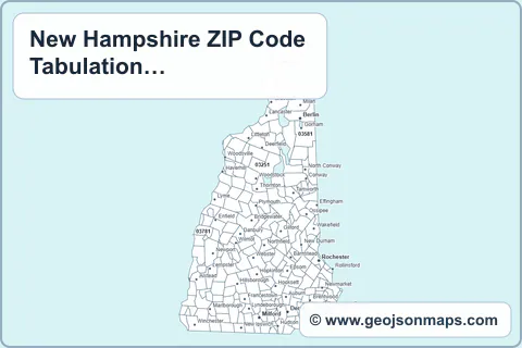 Preview of New Hampshire ZIP Code Tabulation Areas map
