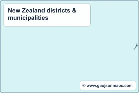 Preview of New Zealand districts & municipalities map