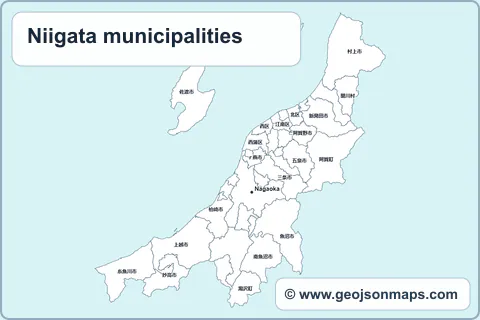 Preview of Niigata municipalities map