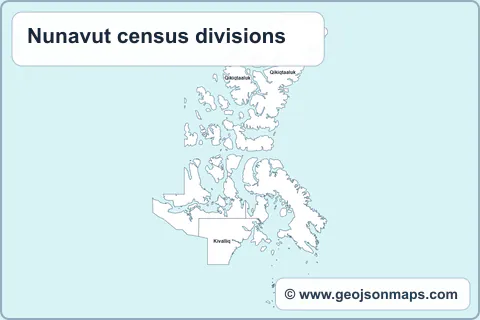 Preview of Nunavut census divisions map