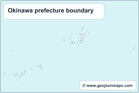 Preview of Okinawa prefecture boundary map