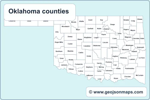 Preview of Oklahoma counties map