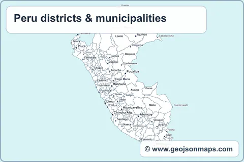 Preview of Peru districts & municipalities map
