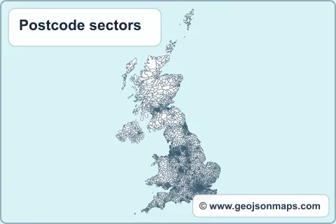 Preview of Postcode sectors map