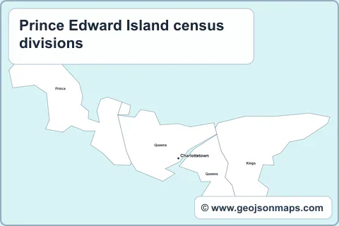 Preview of Prince Edward Island census divisions map