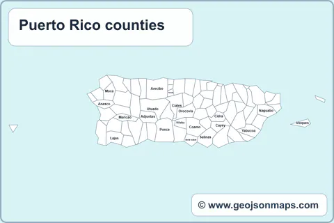 Preview of Puerto Rico counties map