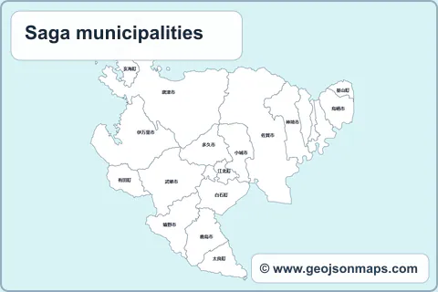 Preview of Saga municipalities map