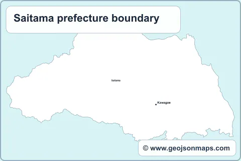 Preview of Saitama prefecture boundary map