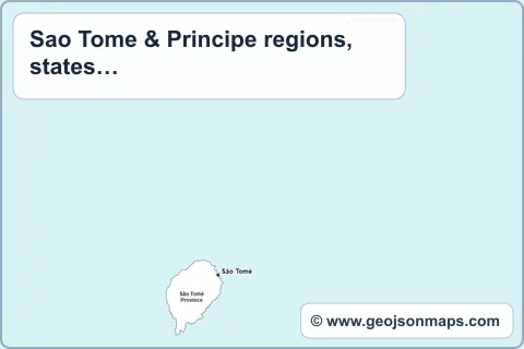 Preview of Sao Tome & Principe regions, states & provinces map