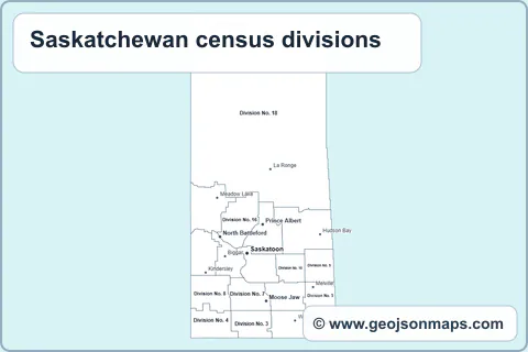 Preview of Saskatchewan census divisions map