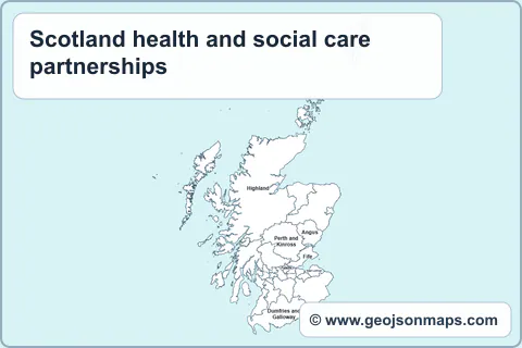 Preview of Scotland health and social care partnerships map