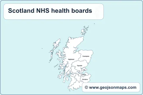 Preview of Scotland NHS health boards map