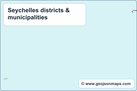 Preview of Seychelles districts & municipalities map
