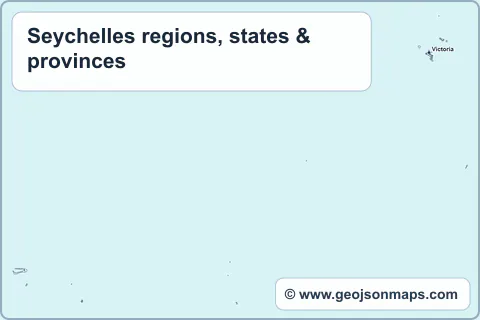 Preview of Seychelles regions, states & provinces map