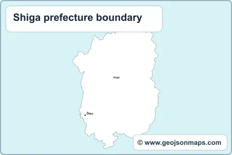 Preview of Shiga prefecture boundary map