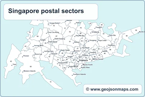 Preview of Singapore postal sectors map