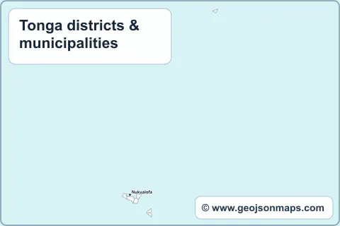 Preview of Tonga districts & municipalities map