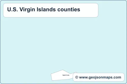 Preview of U.S. Virgin Islands counties map